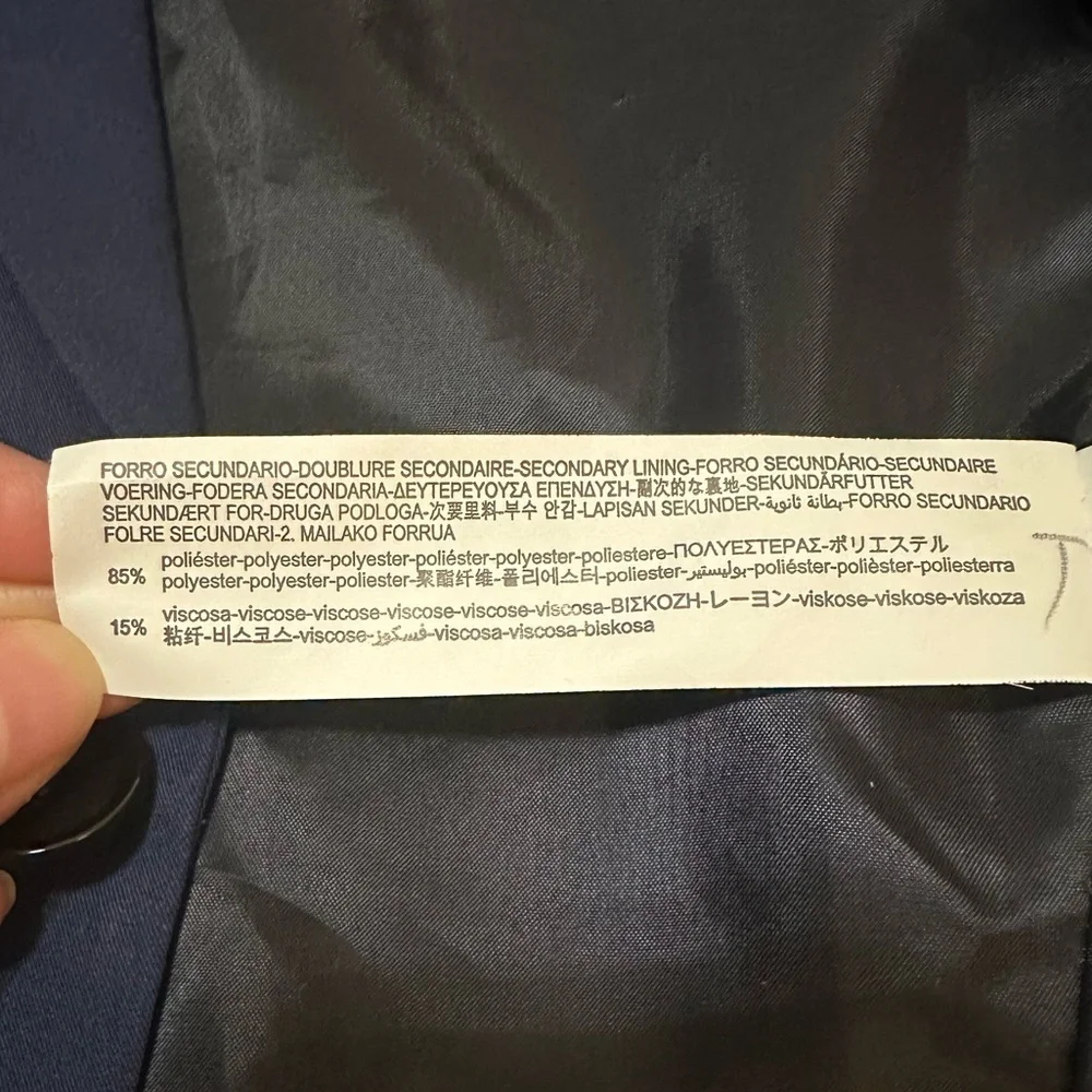 NWOT Zara Deep Blue Men's Blazer